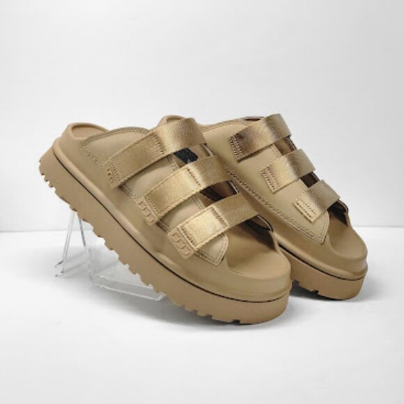 UGG Shoes - UGG WOMEN'S GoldenGlow Slide Sandals Dark Sand Women’s Size 11 NWOB